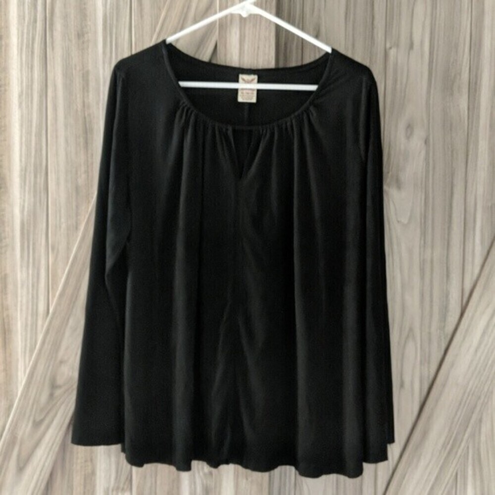 Faded Glory Women's Faux Suede Top Size XL